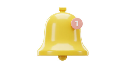 Isolated Notification bell