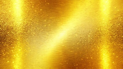 Abstract shimmering gold background with sparkling highlights and a textured surface