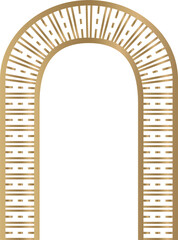 Decorative Gold Arch
