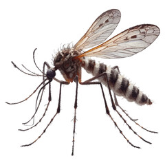 realistic mosquitos  vector