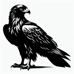 Obraz premium hawk Silhouette