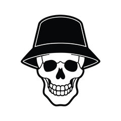 skull with hat