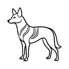 stylish dingo silhouette