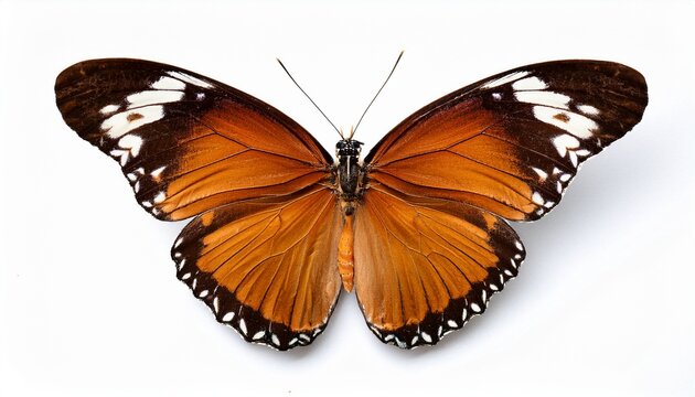butterfly isolated on white background junonia rhadama