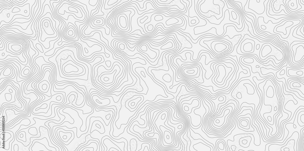 Poster topographic modern white texture with subtle swirls and contour wavey lines, creating a soft and ele