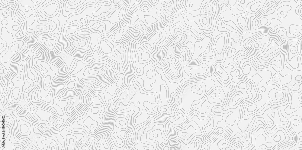 Poster topographic modern white texture with subtle swirls and contour wavey lines, creating a soft and ele