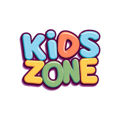 Colorful Kids Zone Logo