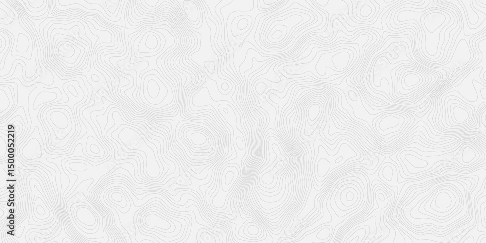 Poster topographic modern white texture with subtle swirls and contour wavey lines, creating a soft and ele