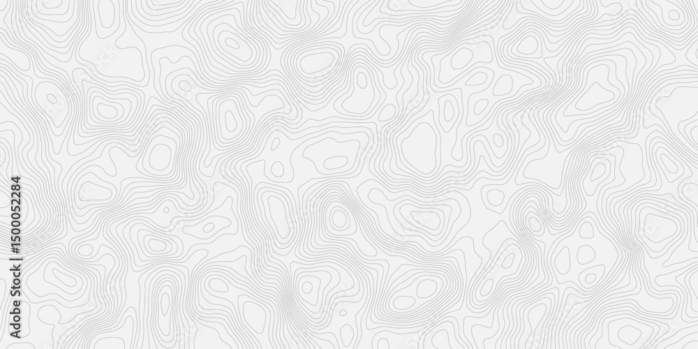 Poster topographic modern white texture with subtle swirls and contour wavey lines, creating a soft and ele