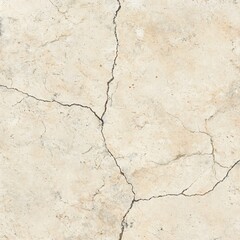 Fototapeta premium Detailed texture of broken edge travertine showcasing its rough porous cross section in a beautiful beige hue