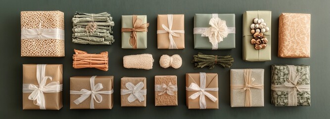 Unique Gift Wrapping Ideas for Special Occasions With Various Textured Packaging Options