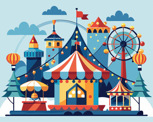 A Colorful Circus and Carnival Adventure