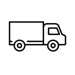 vector truck icon