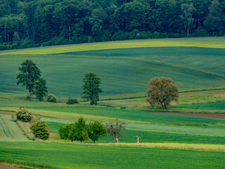 Ackerbau im frühjahr