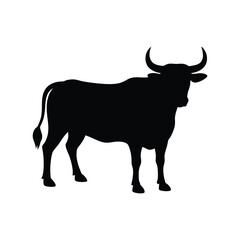 bull vector silhouette