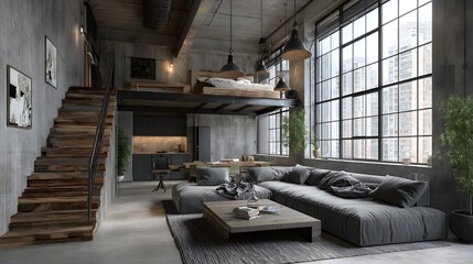 The Loft Duplex Luxury interior design