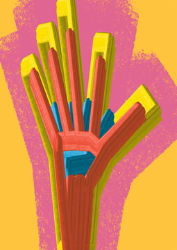 Abstract Art, Hands of Freedom, Background