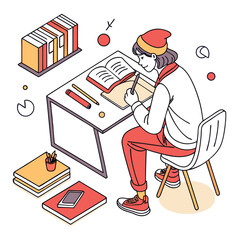 man working on computer