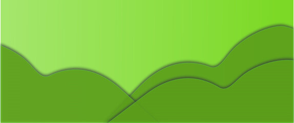 Green abstract background with swirling light waves, a nature-inspired eco design illustration, perfect for a spring business card template