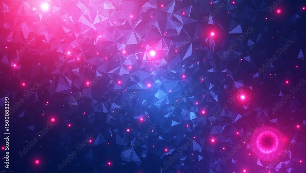 Poster abstract futuristic colorful background. generative ai.