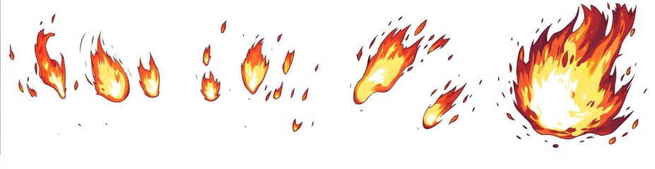Cartoon fire effects