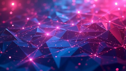 Abstract futuristic colorful background. Generative Ai.