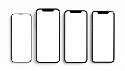 cell phone isolated on white