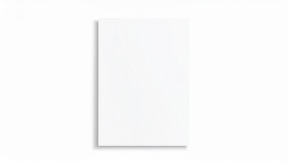 blank white book