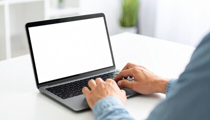 businessman working on laptop