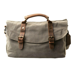 Classic Canvas Bag with Durable Fabric and Timeless Isolated on Transparent Background