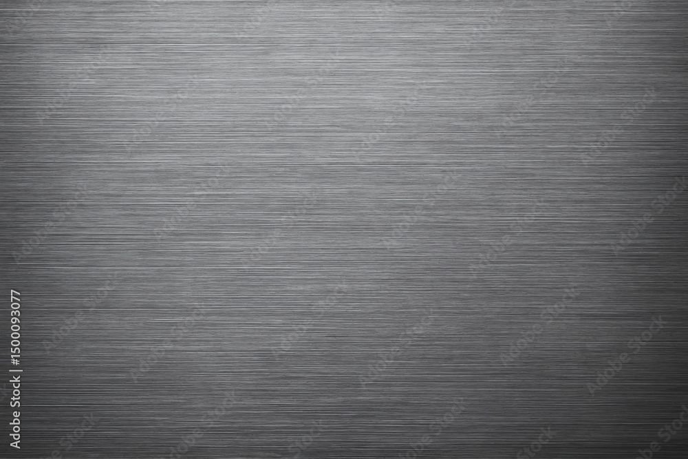 Poster a high-quality, textured metal surface featuring subtle brushed patterns. ideal for backgrounds, ove
