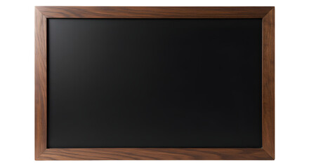 Empty wooden framed chalkboard