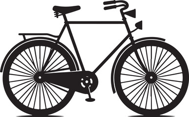 Bicycle silhouette vector illustration
