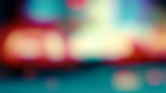 Defocused view of vibrant police car lights flashing, evoking urgency and emergency atmosphere at a crime scene in the USA