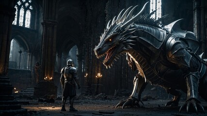 The Knight and the Mechanical Dragon