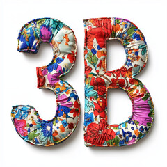 The Canadian sewing cloth pattern is utilized for 3B lettering.