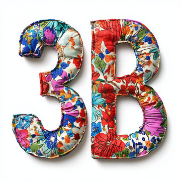The Canadian sewing cloth pattern is utilized for 3B lettering.