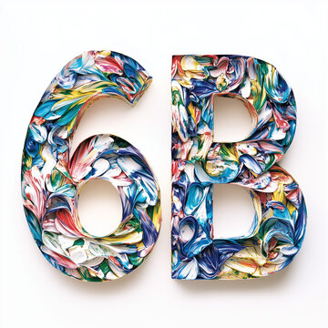 A toil background filled inside 6B Sketch pencil needle thickness.