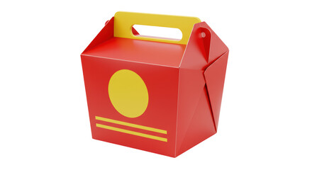 Isolated Takeout Box