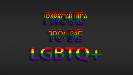 Happy Pride Month LGBT Rainbow Pride Flag Horizontal Background