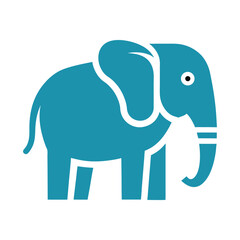 elephant vector illustration icon on white background