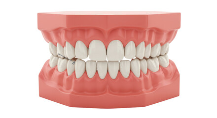 Fototapeta premium Isolated Dental Model with Braces