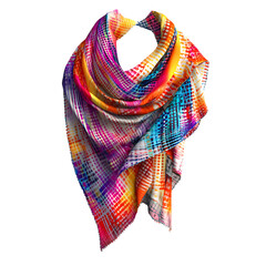 Contemporary Cooling Wrap with a Vibrant Abstract D Isolated on Transparent Background