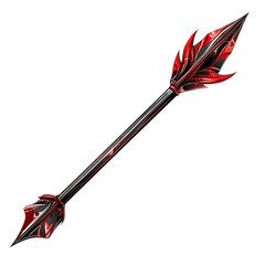 Modern Arrow with Glossy Vector Elements in Opulent Isolated on Transparent Background