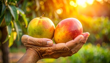 Mangoes in a Hand