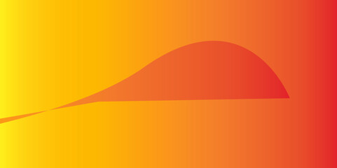 Orange and yellow sun waves create a warm, artistic gradient line pattern for an abstract vector illustration