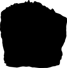 Bag with rubble silhouette