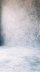 Soft Mist Envelops an Ethereal Space With Tranquil Hues, Inviting Serene Reflection at Dusk in an Enchanting Atmosphere