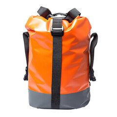 Sporty Waterproof Dry Bag with a Compact Dynamic Design Isolated on Transparent Background