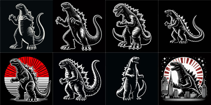 Godzilla Vector Images – Browse 729 Stock Photos, Vectors, and Video ...
